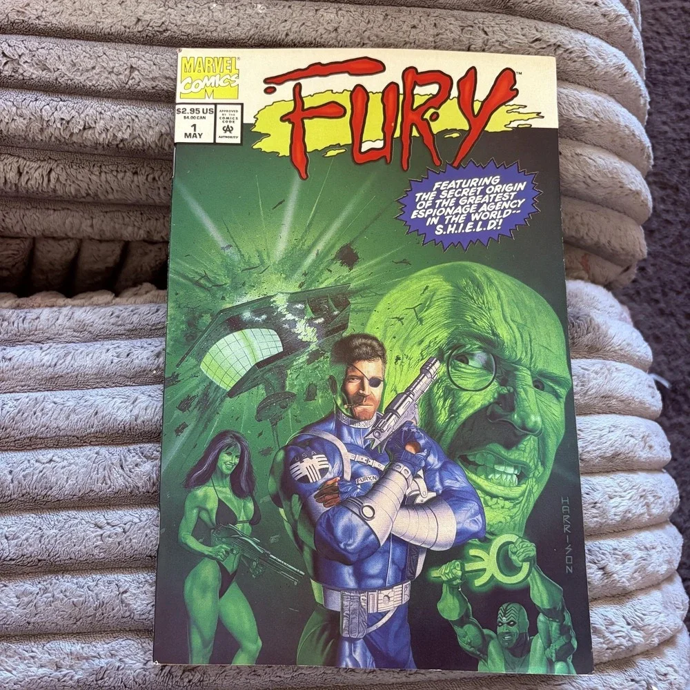 Fury Marvel Comics #1 Nick Fury SHIELD Modern Age Superhero Color Comic Book